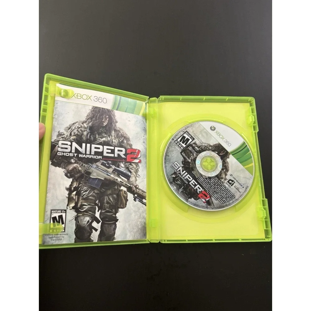 Sniper 2 Ghost Warrior (Microsoft Xbox 360) 2013 Complete CiB W/ Manual Tested
